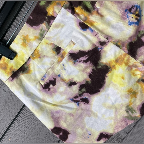 J. Crew Stretch Watercolor Shorts Sz 0 Summer Beach Preppy Style Chic Feminine - Picture 6 of 9